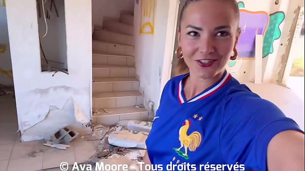 Hot French Fan Gives Group Blowjobs and Gets Massive Facial